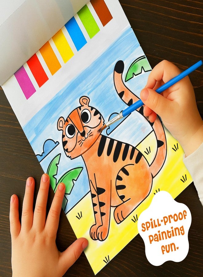DINO MINI Watercolor Fun Value Pack - 2 Paint with Water Kits for Toddlers - Water Painting for Toddlers - Travel Activities for Kids Ages 4-8 - Screen Free Birthday Gifts (Dinosaurs - Jungle) - Image 4